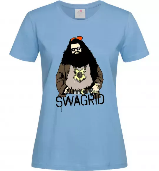 Женская футболка Swagrid Голубой фото