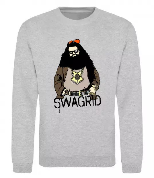 Світшот Swagrid Сірий меланж фото