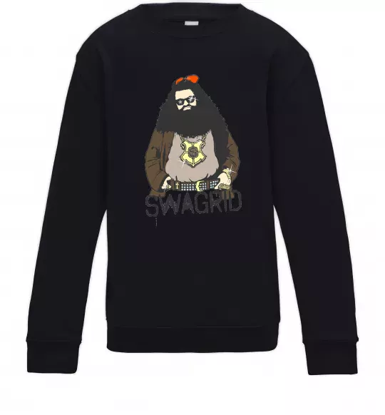 Детский Свитшот Swagrid Черный фото