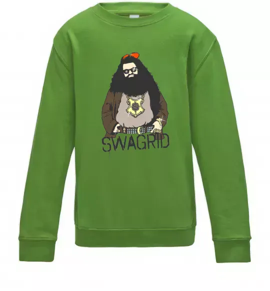 Детский Свитшот Swagrid Лаймовый фото