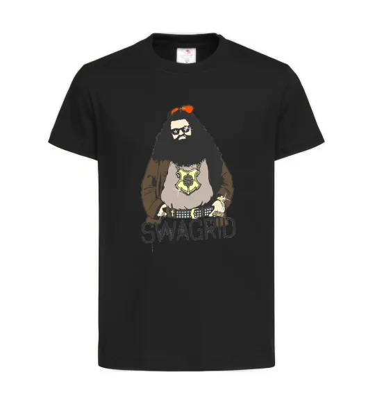 Дитяча футболка Swagrid Чорний фото