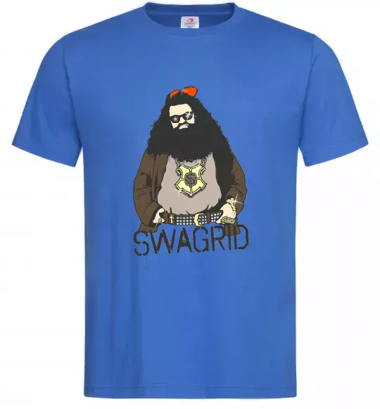 Мужская футболка Swagrid Ярко-синий фото