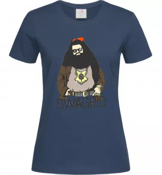 Женская футболка Swagrid Темно-синий фото