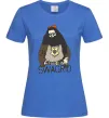 Женская футболка Swagrid Ярко-синий фото