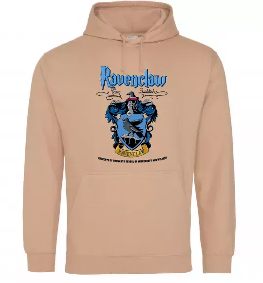 Женская толстовка (худи) Ravenclaw Песочный фото