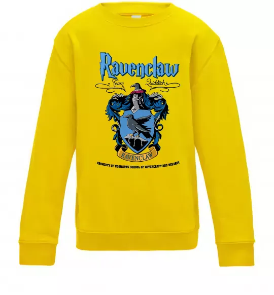 Детский Свитшот Ravenclaw Солнечно желтый фото