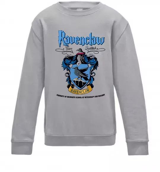 Детский Свитшот Ravenclaw Серый меланж фото