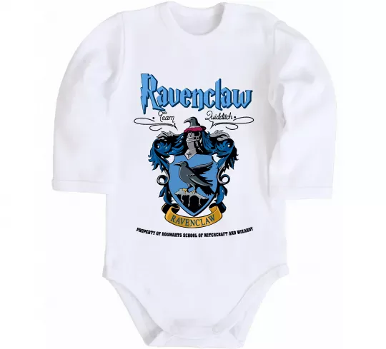 Детский боди Ravenclaw Белый фото