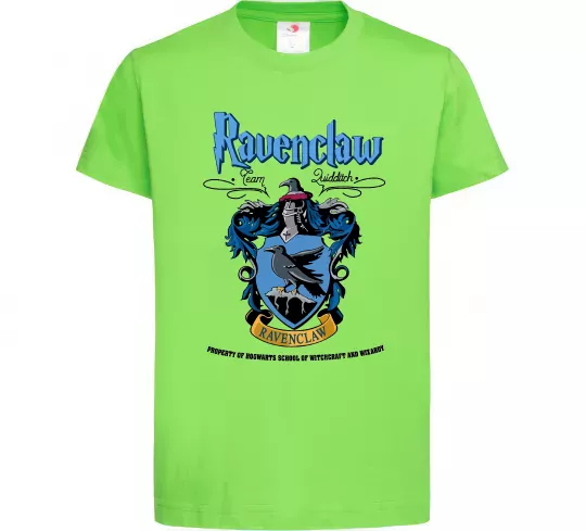 Детская футболка Ravenclaw Лаймовый фото
