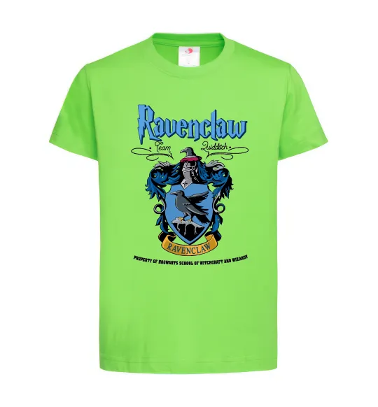 Дитяча футболка Ravenclaw Лаймовий фото
