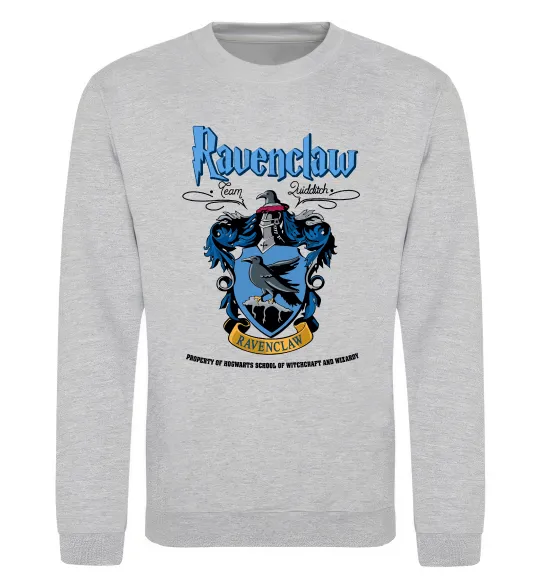 Свитшот Ravenclaw Серый меланж фото