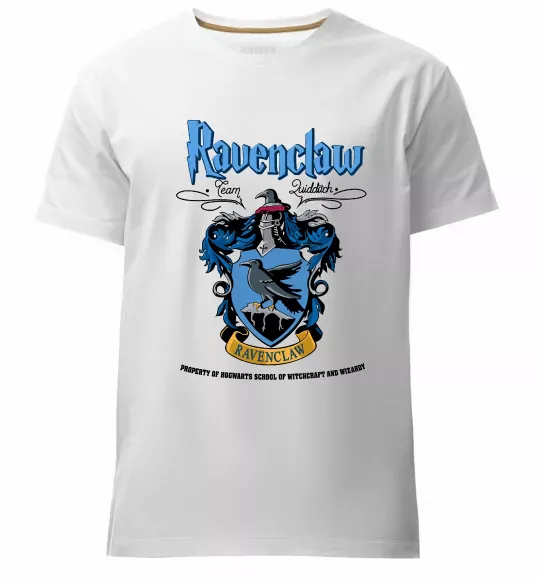 Мужская премиум футболка Ravenclaw Белый фото