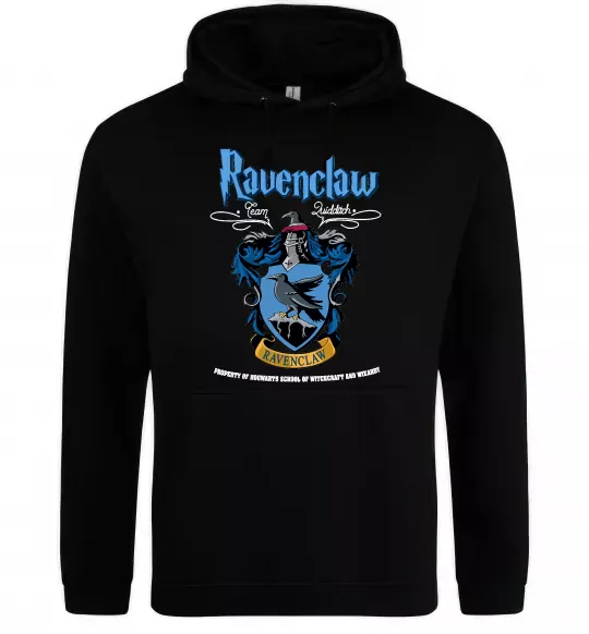 Женская толстовка (худи) Ravenclaw Черный фото