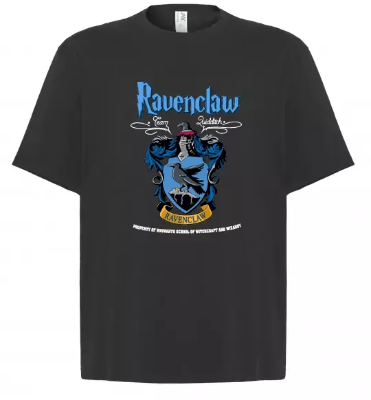 Футболка Оверсайз Ravenclaw Черный фото