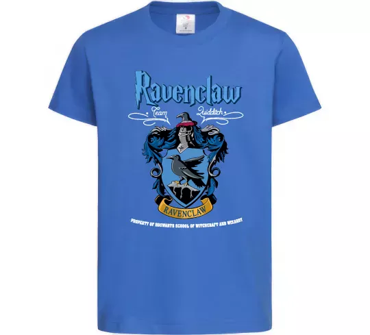 Детская футболка Ravenclaw Ярко-синий фото
