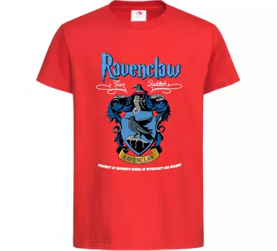 Детская футболка Ravenclaw Красный фото