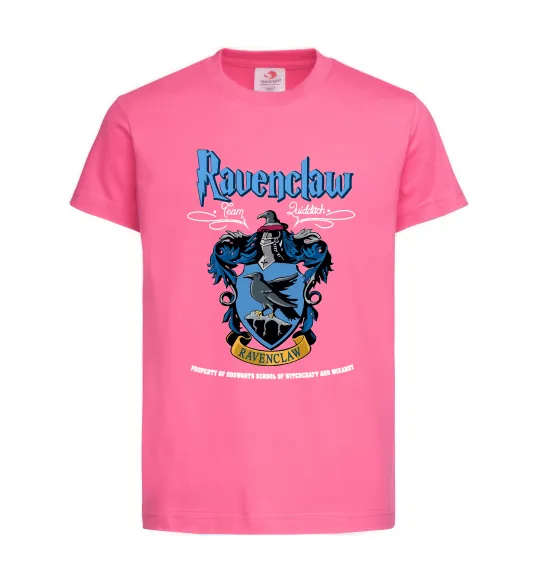 Дитяча футболка Ravenclaw Яскраво-рожевий фото