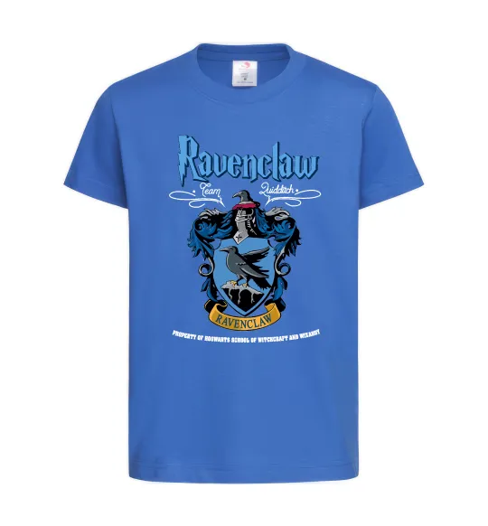 Дитяча футболка Ravenclaw Яскраво-синій фото