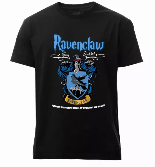 Мужская премиум футболка Ravenclaw Черный фото