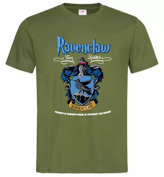Мужская футболка Ravenclaw Оливковый фото