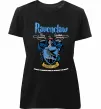 Женская премиум футболка Ravenclaw Черный фото