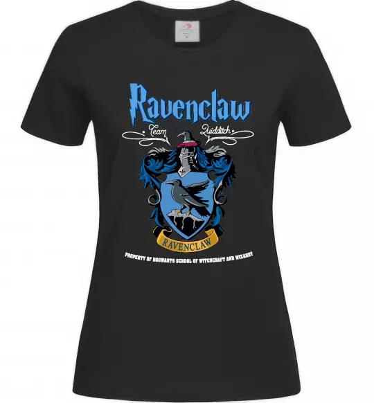 Женская футболка Ravenclaw Черный фото