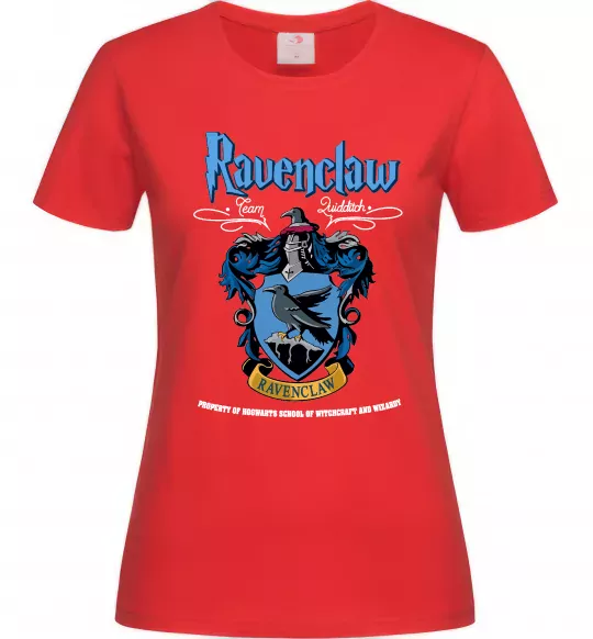 Женская футболка Ravenclaw Красный фото