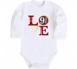 Детский боди Love HP Белый фото