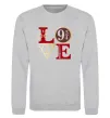 Свитшот Love HP Серый меланж фото