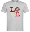Мужская футболка Love HP Серый фото