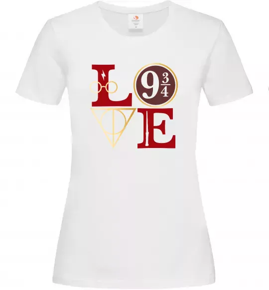 Женская футболка Love HP Белый фото