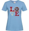 Женская футболка Love HP Голубой фото