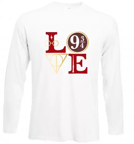 Лонгслив Love HP Белый фото