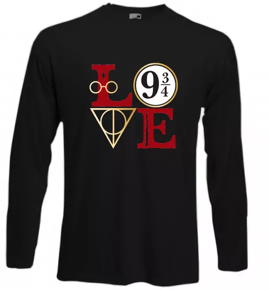 Лонгслив Love HP Черный фото
