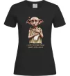 Женская футболка Love you more than Dobby loves socks Черный фото