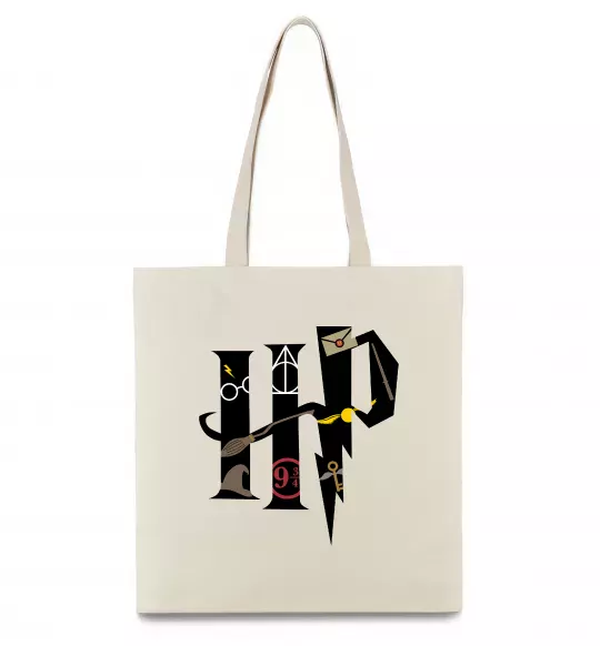 Эко-сумка HP - Гарі Поттер Бежевый фото