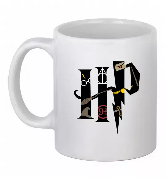 Чашка керамическая HP - Гарі Поттер Белый фото