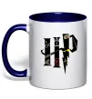 Чашка с цветной ручкой HP - Гарі Поттер Глубокий темно-синий Чашка с цветной ручкой HP - Гарі Поттер Глубокий темно-синий фото