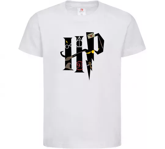Детская футболка HP - Гарі Поттер Белый фото