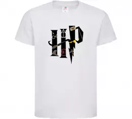 Детская футболка HP - Гарі Поттер Белый фото
