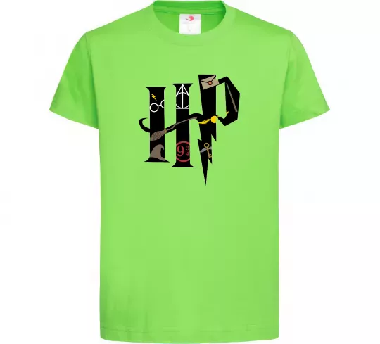 Детская футболка HP - Гарі Поттер Лаймовый фото
