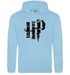 Чоловіча толстовка (худі) HP - Гарі Поттер Блакитний фото