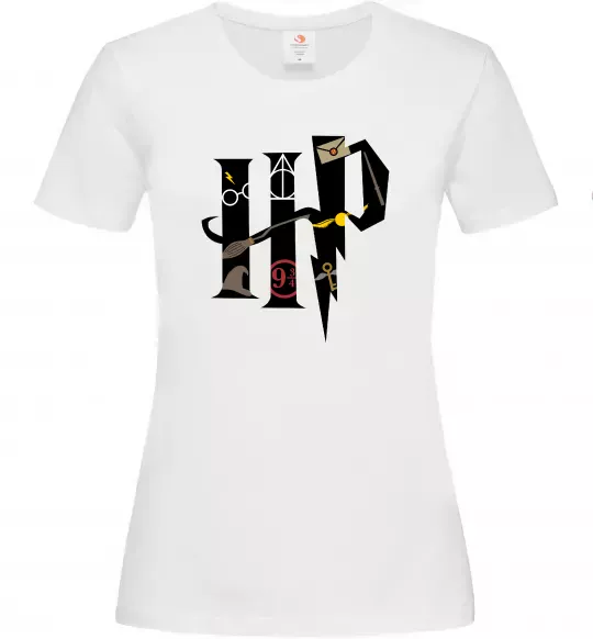 Женская футболка HP - Гарі Поттер Белый фото