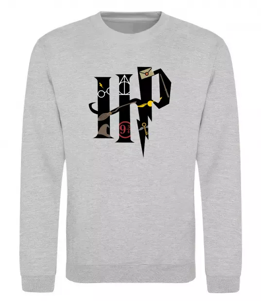 Свитшот HP - Гарі Поттер Серый меланж фото
