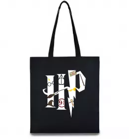 Эко-сумка HP - Гарі Поттер Черный фото