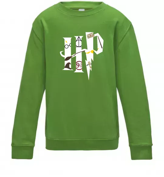 Детский Свитшот HP - Гарі Поттер Лаймовый фото