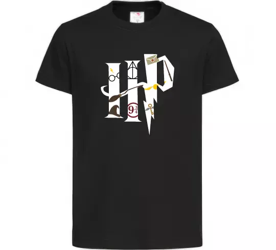 Детская футболка HP - Гарі Поттер Черный фото