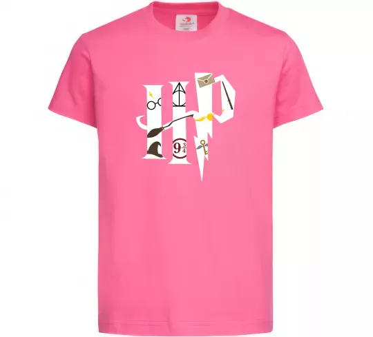 Детская футболка HP - Гарі Поттер Ярко-розовый фото