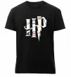 Мужская премиум футболка HP - Гарі Поттер Черный фото