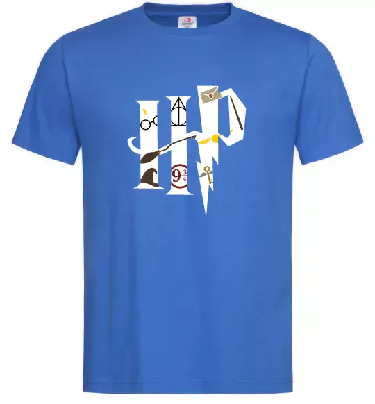 Чоловіча футболка HP - Гарі Поттер Яскраво-синій фото
